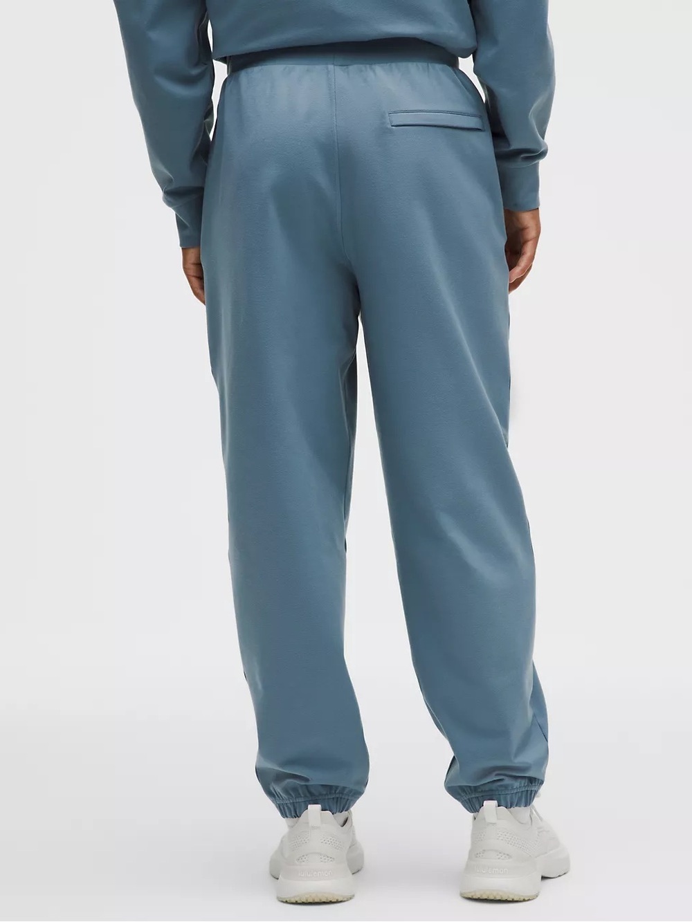 Lululemon Heavyweight Soft Jersey Relaxed-Fit Jogger Tall Steel Blue Men’s L NWT - Picture 4 of 11